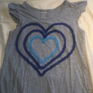 Gray heart shirt